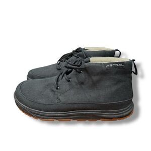 Astral Hemp Chukker Onyx Black Casual Adventure Bootie Canvas Women’s Size 9